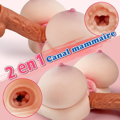 Super weich wie Gelee Realistische Masturbator, C-Cup 1;1-Design, 3,6 kg