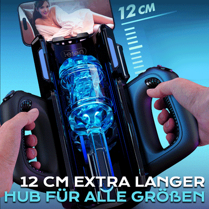 LETEN Masturbator mit 10 stoßenden Hochgeschwindigkeits und Telefonhalter
