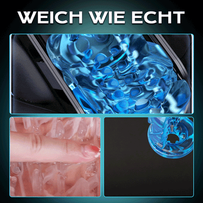 LETEN Masturbator mit 10 stoßenden Hochgeschwindigkeits und Telefonhalter