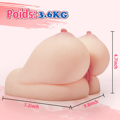 Super weich wie Gelee Realistische Masturbator, C-Cup 1;1-Design, 3,6 kg
