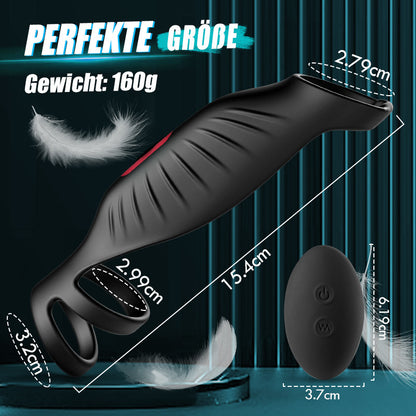 【Heiße neue Produkte】ocheffizienter Penisring durch Vibration mit 9 Frequenzen